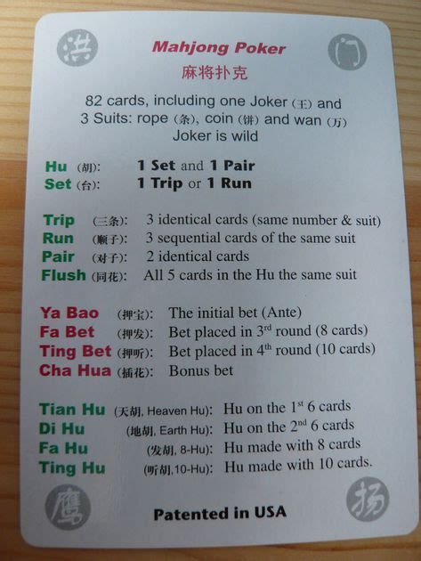 Mahjong rules printable – Artofit