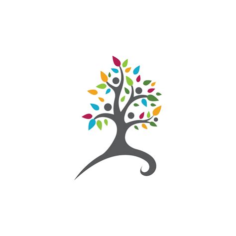 family tree logo template vector 15026003 Vector Art at Vecteezy