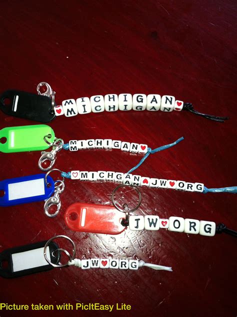 Michigan keychains Michigan Week, Jw Pioneer, Convention Gifts, Jw ...