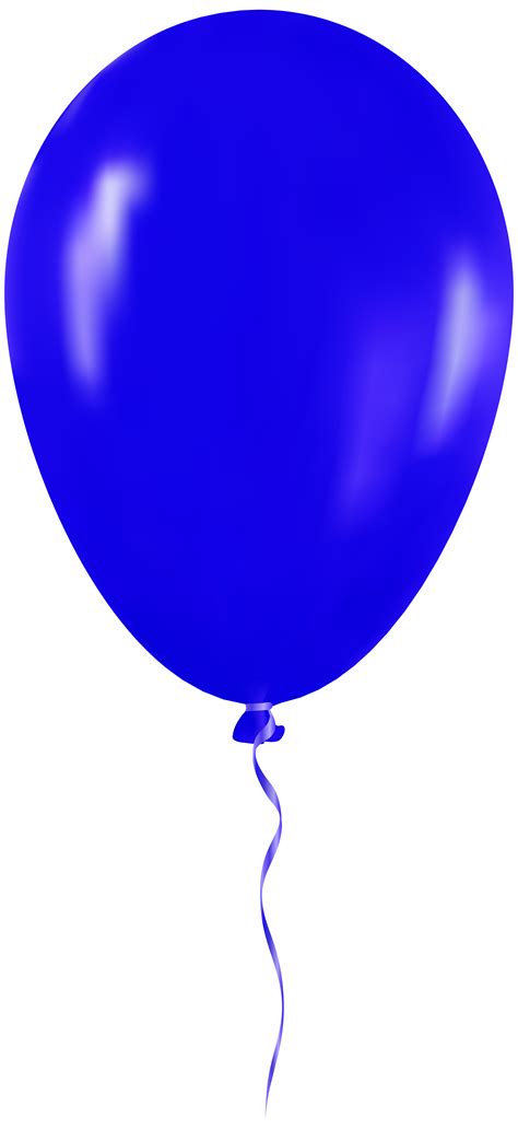 Blue Balloon PNG Clip Art - Best WEB Clipart