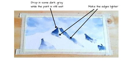 Simple Watercolor Mountain Tutorial for Beginners - My Art Aspirations