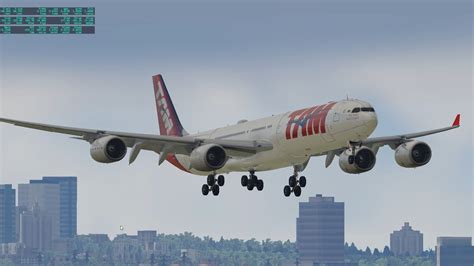 beautiful a340 landing at SBBR : r/Xplane