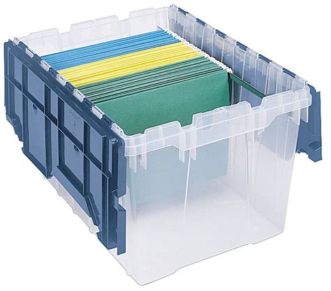 Akro-Mils 12 Gallon KeepBox File Box Plastic Stackable Storage ...