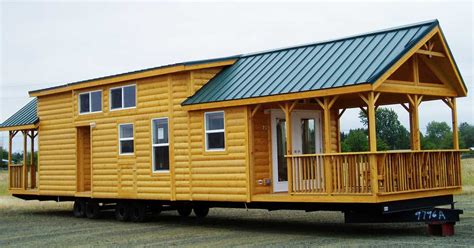 The Cascade Lodge: A portable park model log cabin with incredible ...