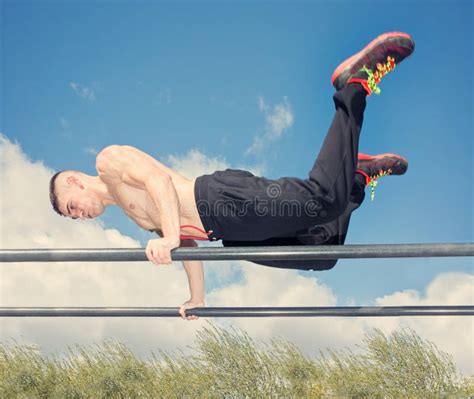 Training Workout Parallel Bars Stock Image - Image of outdoor, bars: 53921047