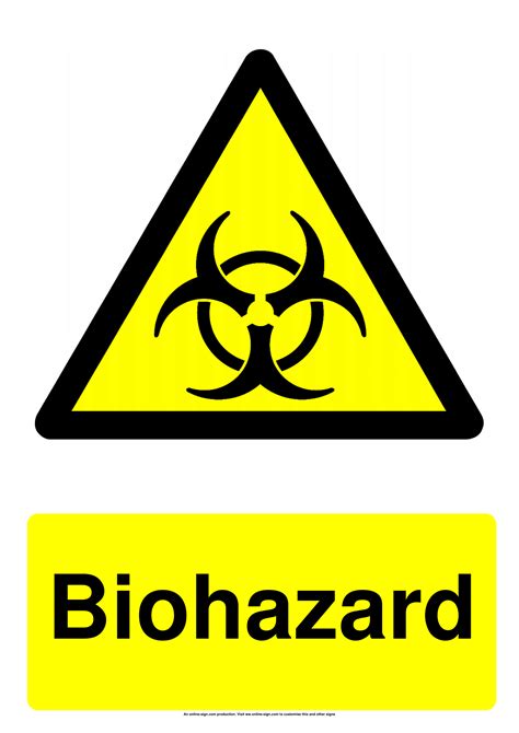 Biohazard Signs | Poster Template