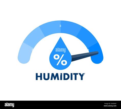 Humidity weather sensor. Water level, rate. Vector stock illustration Stock Vector Image & Art ...