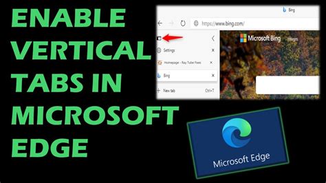 How to Enable Vertical Tabs in Microsoft Edge - Win Big Sports