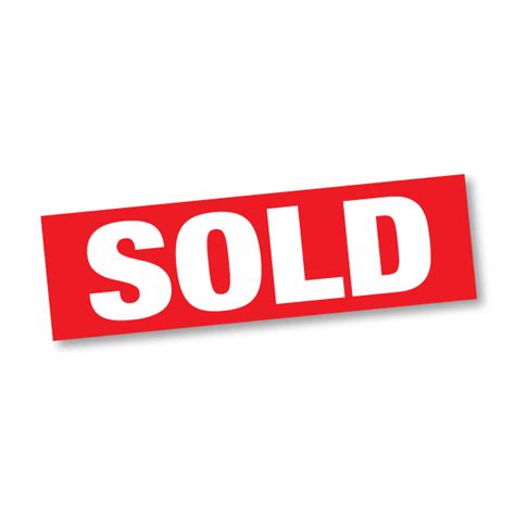 SOLD Stickers Large - 1125 x 350mm - Open Home Signs