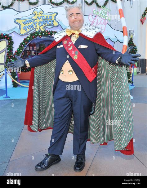 Mayor Augustus Maywho of Whoville at the Universal Studios Hollywood Celebrates "Grinchmas ...