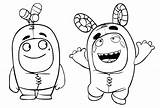 Oddbods Pogo Coloring Page  Free Printable Pages For Kids sketch template