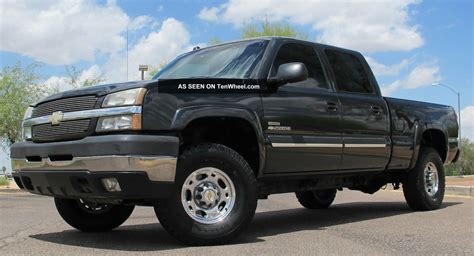 2004 Chevy Duramax Diesel 2500hd Crew Short Bed 4x4 Az