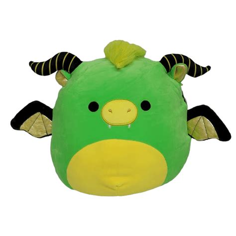 Squishmallows Official Kellytoys Plush 12 Inch Bethuna the Horned Dragon Blacklight Edition ...