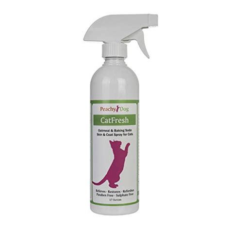 Catfresh oatmeal skin & coat spray limpia y desenreda, calma las