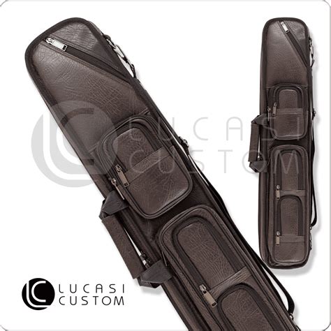 Lucasi- Leatherette LC5 4x8 Soft Pool Cue Case - 4x8 - Pool Shark Supply