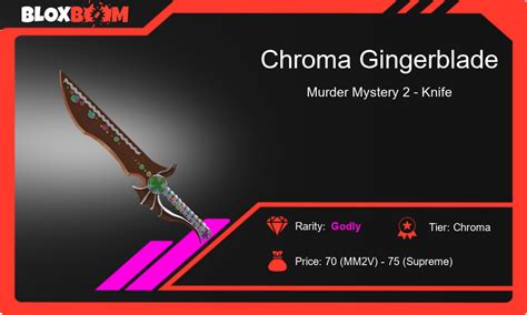 Chroma Gingerblade in MM2: The Ultimate Guide to its Gaming Glory ...