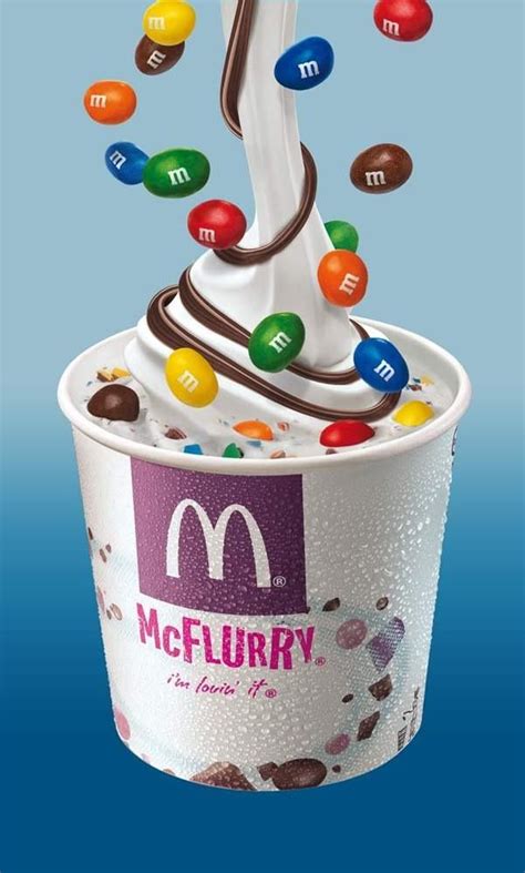 mc flurry with M's | Mars® ice cream | Pinterest