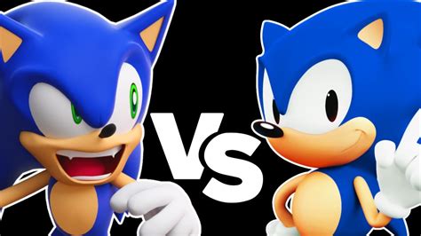 Modern Sonic vs Classic Sonic - YouTube