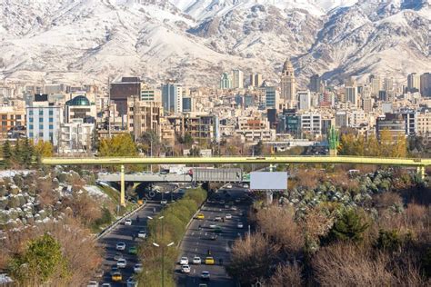 Winter Tehran view — Stock Photo © mazzzur #129840608