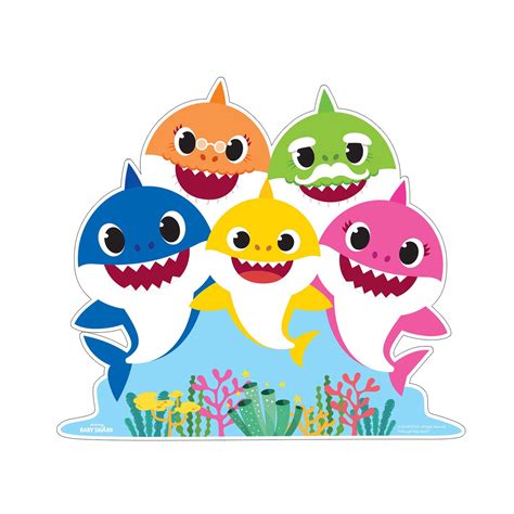 Baby Shark Cardboard Stand-Up, 48" x 43" - Walmart.com | Baby shark ...