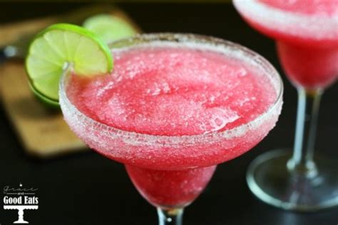 Make Your Own Margaritas - Frozen Cranberry Margarita Recipe