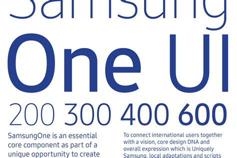 Samsung developed its own font called SamsungOne - The Verge