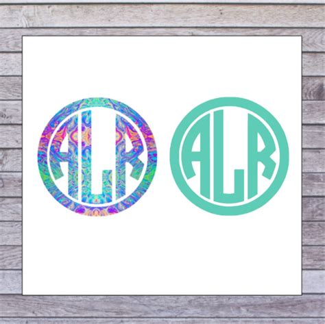 Monogram Laptop Sticker Monogram Laptop Decal Laptop - Etsy