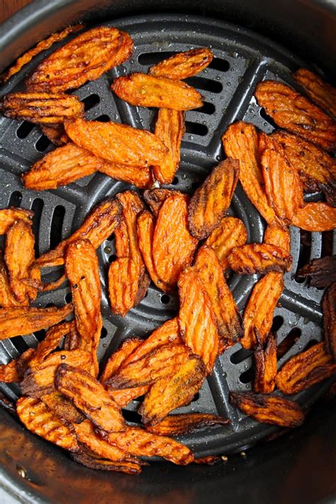 Air Fryer Carrot Chips | The Two Bite Club