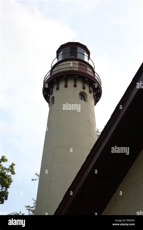 Grosse Point Lighthouse and light station is a standard icon of ...