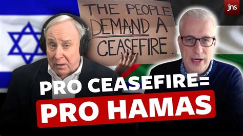 Anyone who wants a ceasefire before Hamas is destroyed is pro-Hamas ...