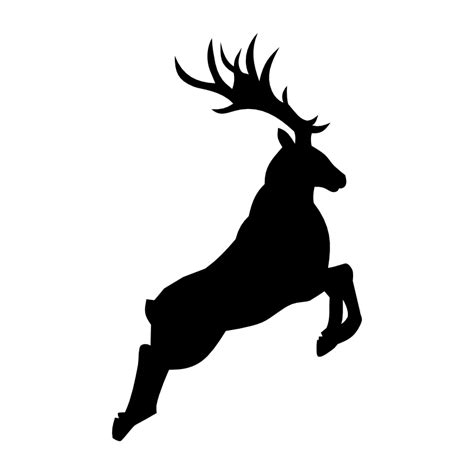 Reindeer Silhouette - Cliparts.co