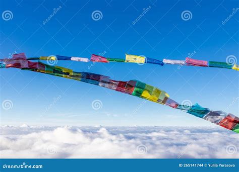 Nepali prayer flags stock photo. Image of heritage, bodhnath - 265141744