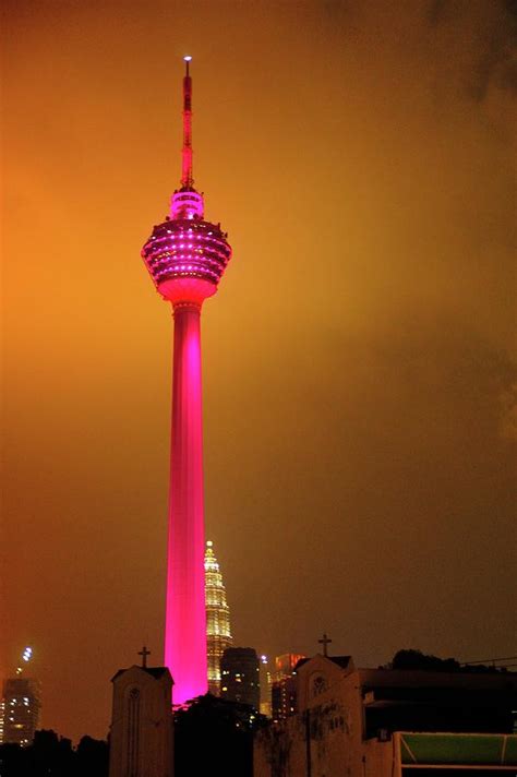 Kuala Lumpur Tower At Night Photograph by Ian Cook - Fine Art America