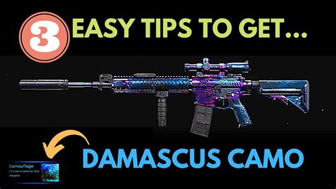 3 Easy Tips for Grinding DAMASCUS CAMO | Call of Duty MW - YouTube