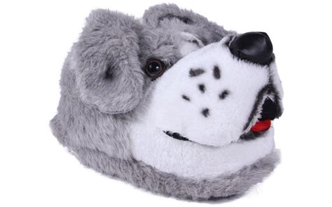 Comfy Feet - Happy Feet Mens and Womens Sheepdog Animal Slippers ...