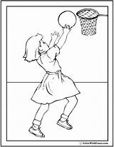 Basketball Coloring Pages Customize And Print PDFs sketch template