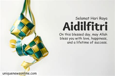 Hari Raya Aidilfitri 2024 Wishes in Malay: Quotes, Messages, Greetings ...