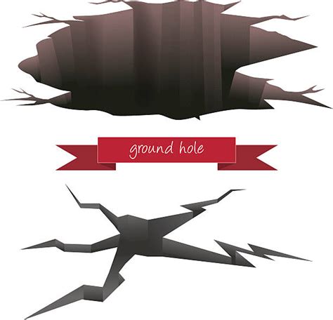 Hole In The Ground Clip Art, Vector Images & Illustrations - iStock