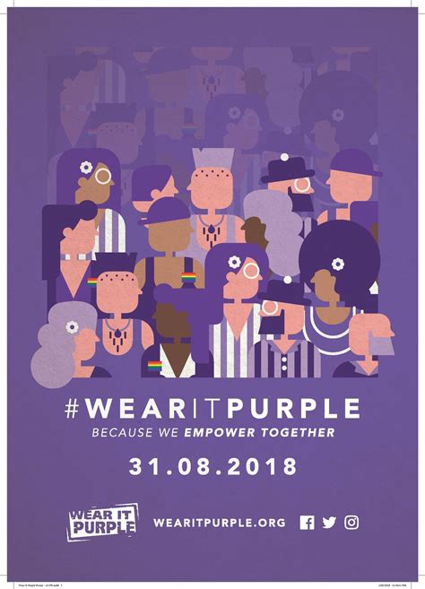 Wear it Purple Day (Aug 31, 2018) - teamed up with local MP Ged Kearney, to send letter to ...