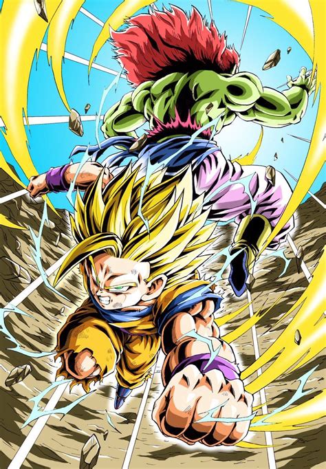 SS2 Gohan Vs Bojack | Personajes de goku, Personajes de dragon ball, Ilustración de dragón