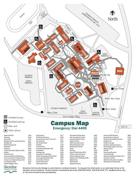 Campus Map | Shoreline Community College