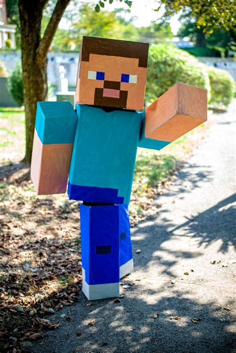 Minecraft Costume Steve Alex Creeper Mario and more! Halloween mascot ...