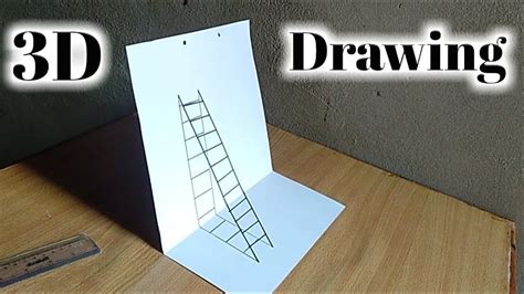 How to draw 3d drawings step by step with pencil for beginners || Hello ...