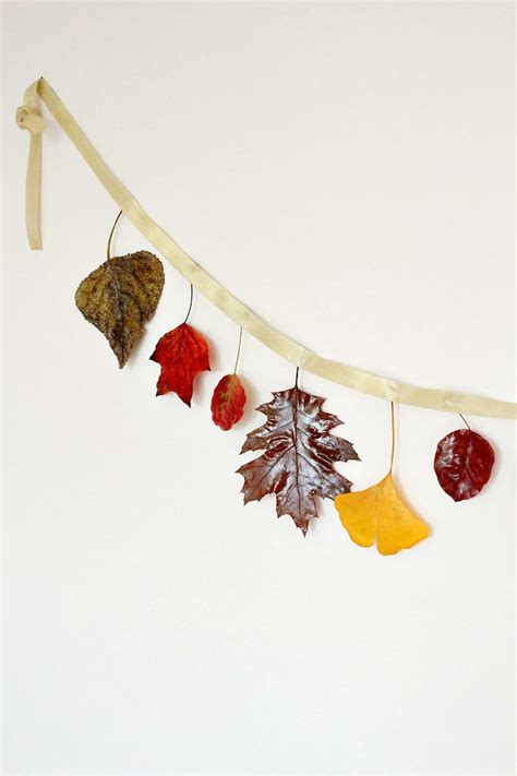 DIY Fall Leaves Garland | FaveCrafts.com