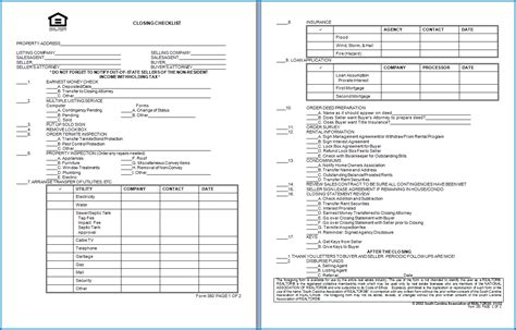 Real Estate Closing Checklist Template – Professionally Designed Templates