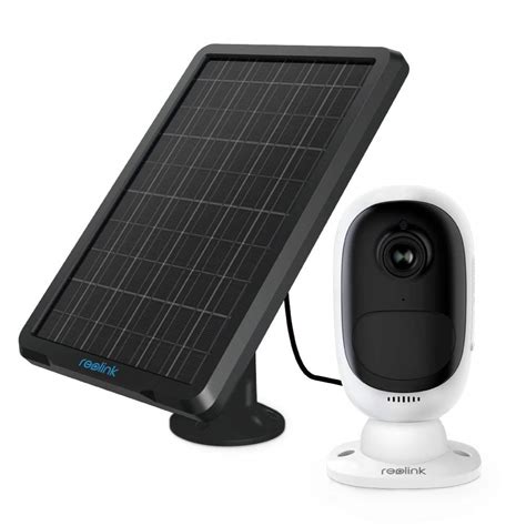 Reolink Argus 2+Solar Panel | Wireless Rechargeable Battery-Powered Security Camera for Outdoor ...