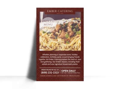 Catering Poster Templates | MyCreativeShop