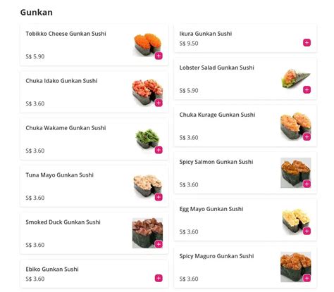 Sakae Sushi Menu Singapore & Latest Price List 2024