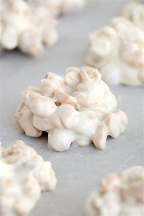 White Chocolate Peanut Clusters - The Country Cook