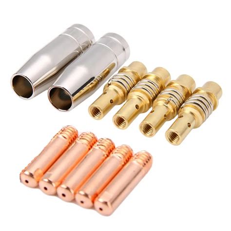 11pcs Mayitr MIG Welding Nozzle Durable Welder Torch Nozzles Tip Holder ...